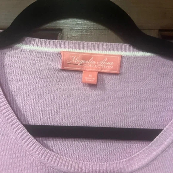 Masters Women's Light Purple Sweater with masters logo - Picture 2 of 2